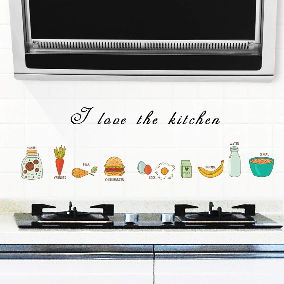JAAMSO ROYALS Vegetable Fruit Piggy Wall Tiles Stickers Waterproof, Kitchen Stickers for Wall, Wall Sticker for Kitchen, Kitchen Sticker, Kitchen Tiles Wall Stickers (90 CM X 30 CM) (B083WQTVRB) Amazon Price History, Amazon Price Tracker