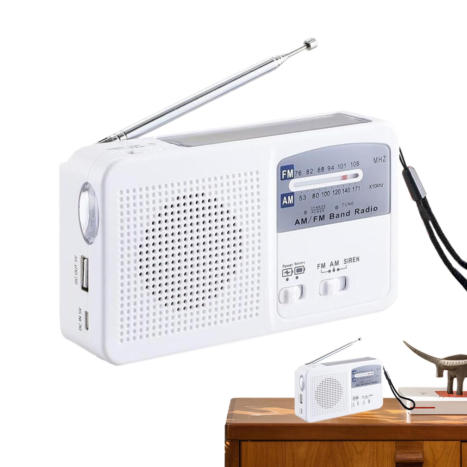 Radio Solarne Wodoodporne Radio Turystyczne