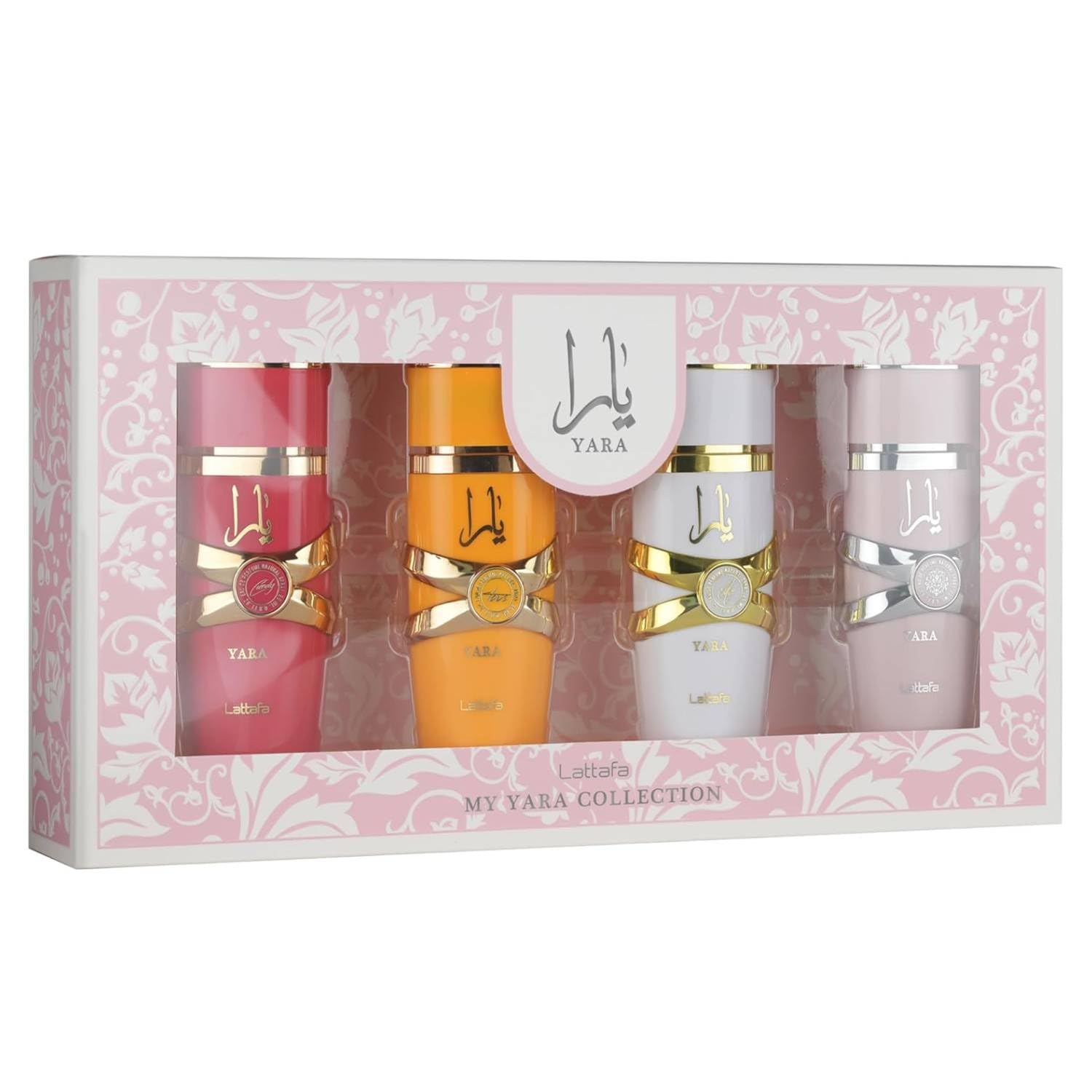 Yara Collection Eau de Parfum - Set regalo da 25 ml, 4 pezzi