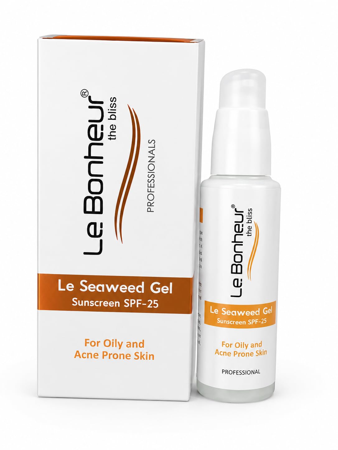Le Bonheur Seaweed Gel Sunscreen SPF 25 | For Skin Fairness - Glowing | Sun Protection With Moisturization | Matt Effect | For Oily And Acne Prone Skin | 50ml-image-49