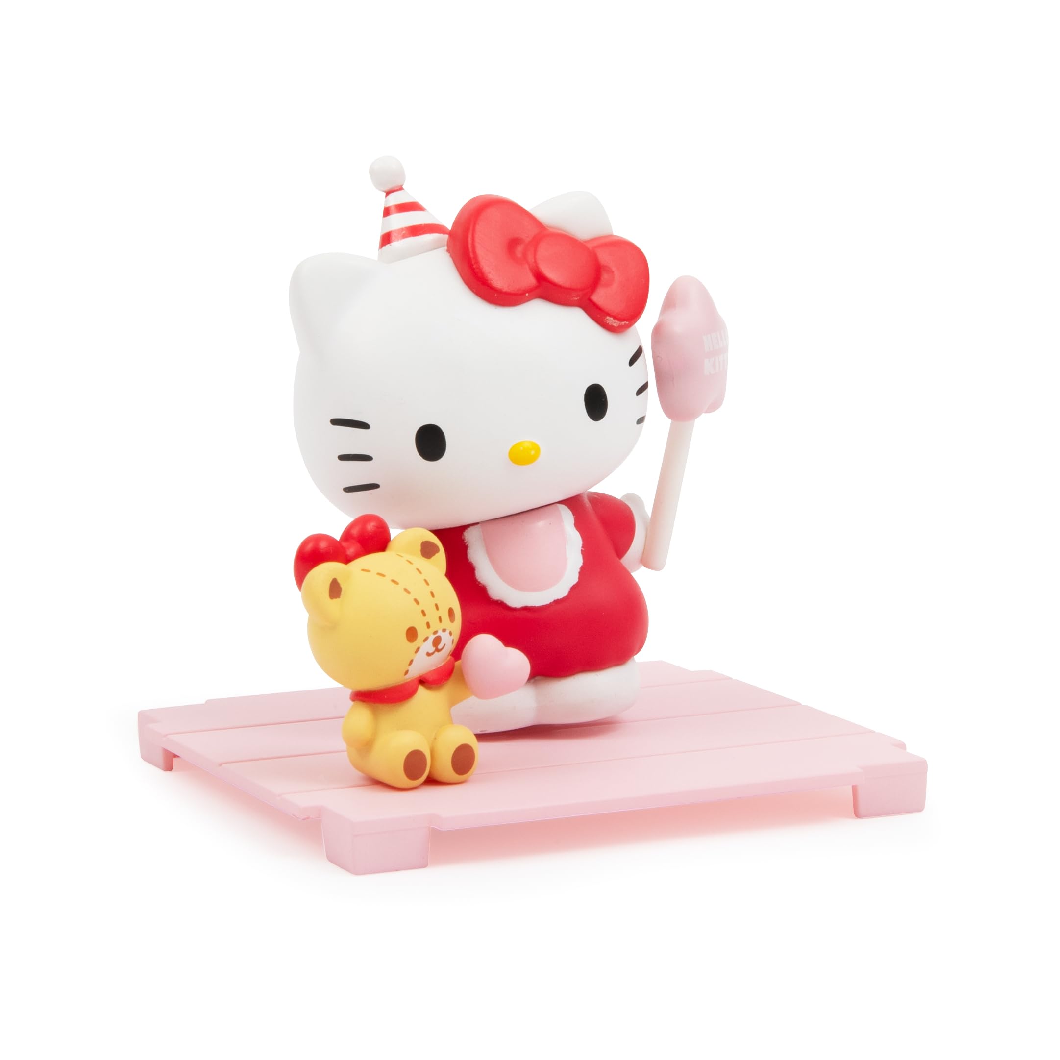 Hello Kitty, 1 statuetta da 6,5 cm e accessori in una scatola trasparente, serie Ode to Toy, modello casuale, per bambini dai 3 anni, HKT36