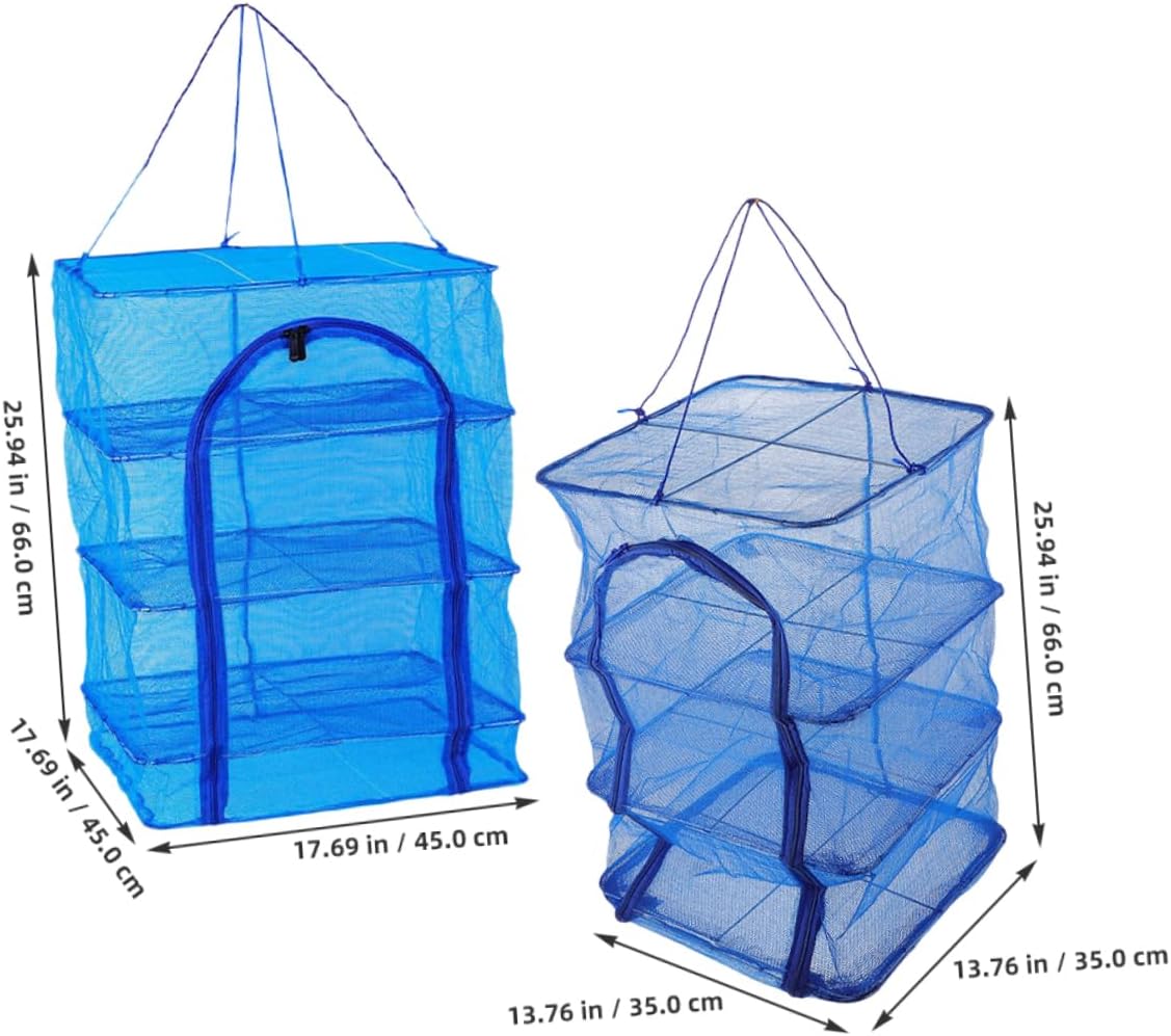 Drying Net Rack for Fish Mesh Foldable for Plants Herbs Food Outdoor Indoor Use