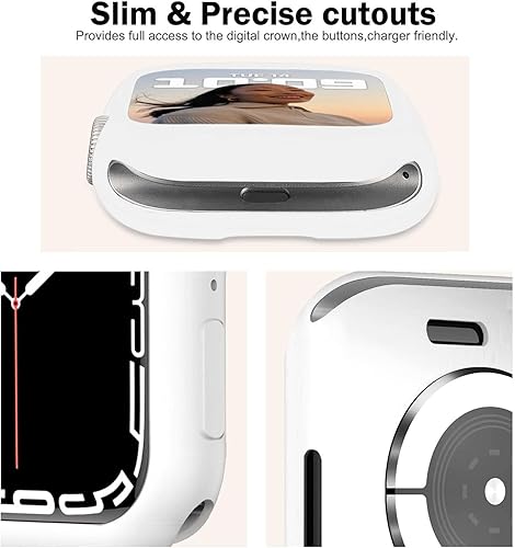 Miniatura 40 de BOTOMALL Funda protectora compatible con Apple Watch de 1.614 pulgadas Series 9, Series 8 Series 7, TPU suave, flexible, delgada, ligera, funda