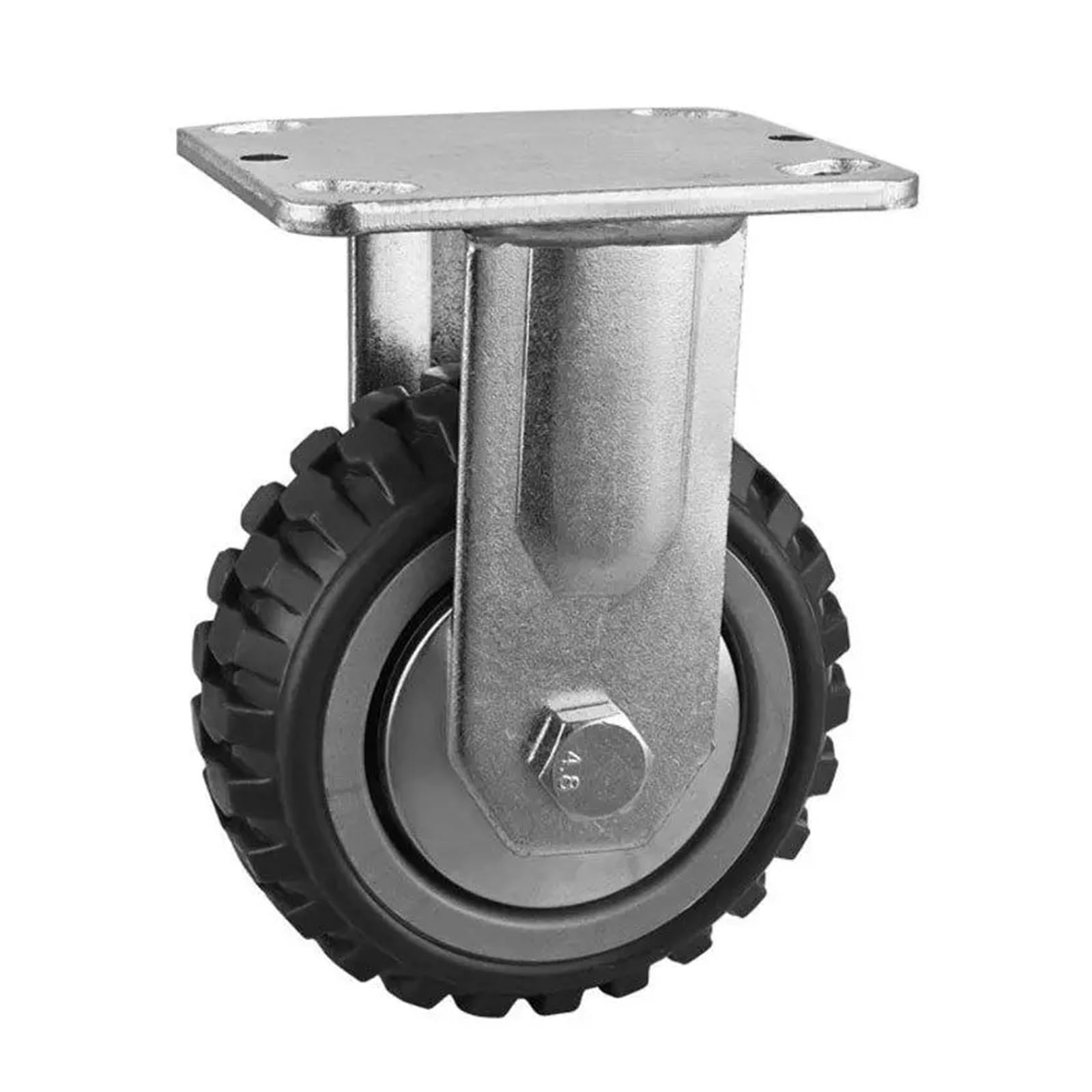 Chariot robuste de 5 pouces haute résistance à roulement gris robuste 250kg