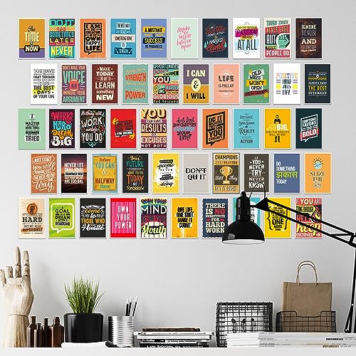 Image of PAPER PLANE DESIGN Inspirational Motivational Quotes Wall Abstract Poster (PACK OF 50 K) (D)