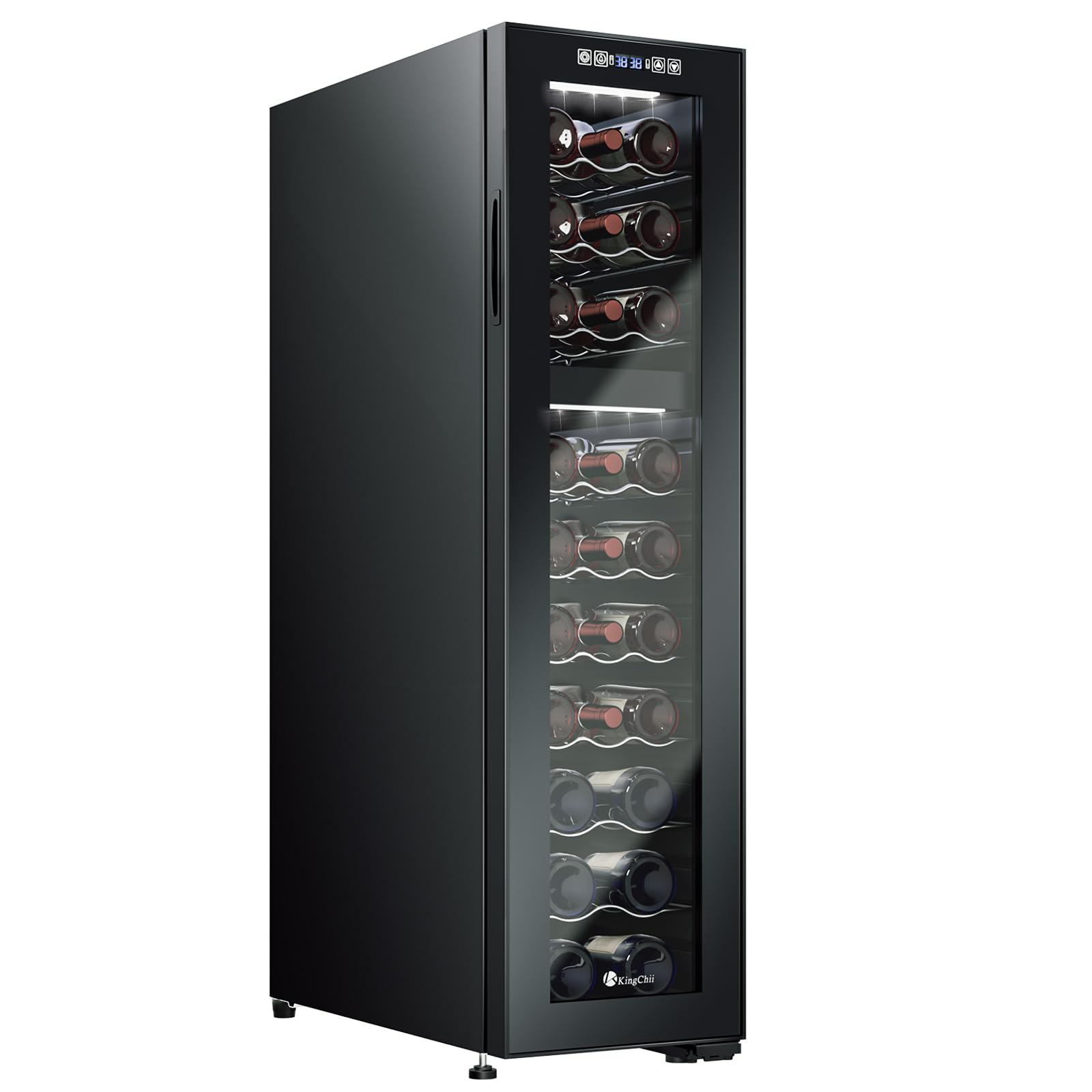 KingChii JC-81WD Wine Cooler Black