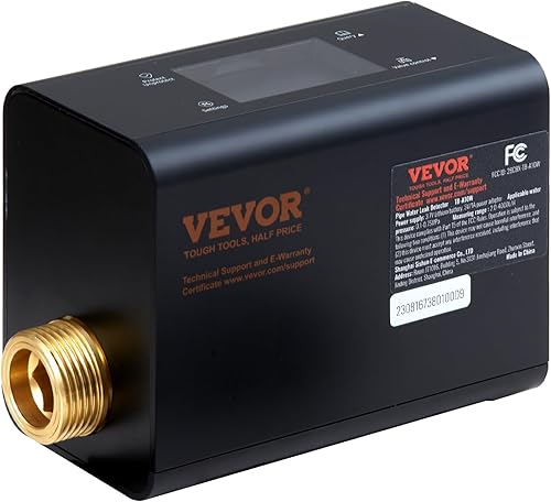 Miniatura 9 de VEVOR Monitor de agua inteligente WI-FI y detector de apagado automático, detector de fugas de agua para tuberías de 34 pulgadas de diámetro NPT,