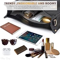 Vista 4 de Viva Terry - Bolsa bandolera de cuero vegano, moderna, con correa ajustable