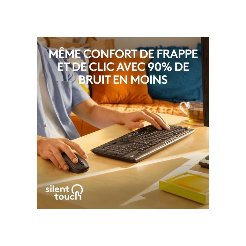 Logitech MK295 Silent Wireless Combo - FRA AZERTY