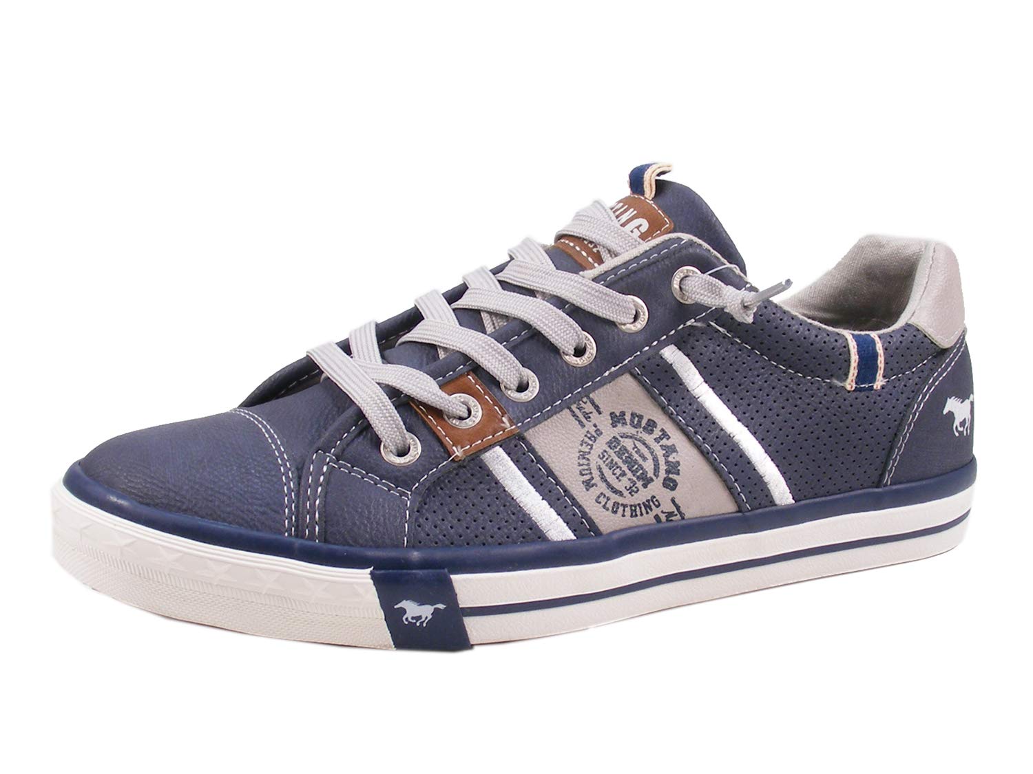 Mustang 4072-308-800, Men’s Slip On, Blue (Dunkelblau 800), 10.5 UK (45 EU)