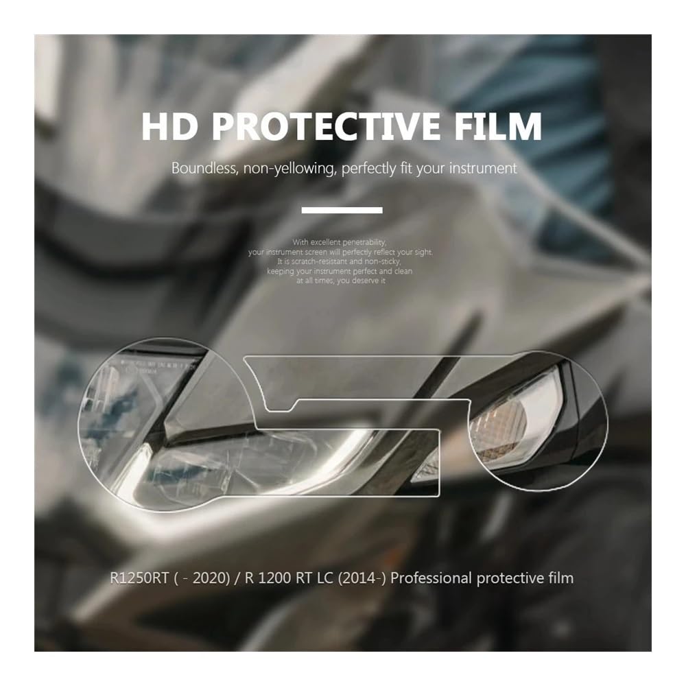 para B&MW R 1200 RT R1200RT LC 2014-2020 R1250RT 2020 Velocímetro De Motocicleta Pantalla De Panel De Rasguños Película Protectora HD película velocímetro