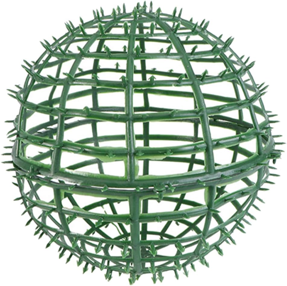 Amosfun Artificial Plant Ball Frame 15 in Diameter Boxwood Topiary Balls Ornaments Frame Home Indoor Outdoor Wedding Decoration