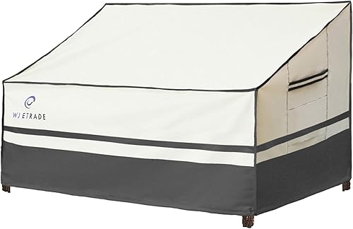 Funda de sofá para patio, impermeable, resistente a los rayos UV, resistente al agua, para exteriores, 2 asientos, 62 pulgadas de ancho x 38