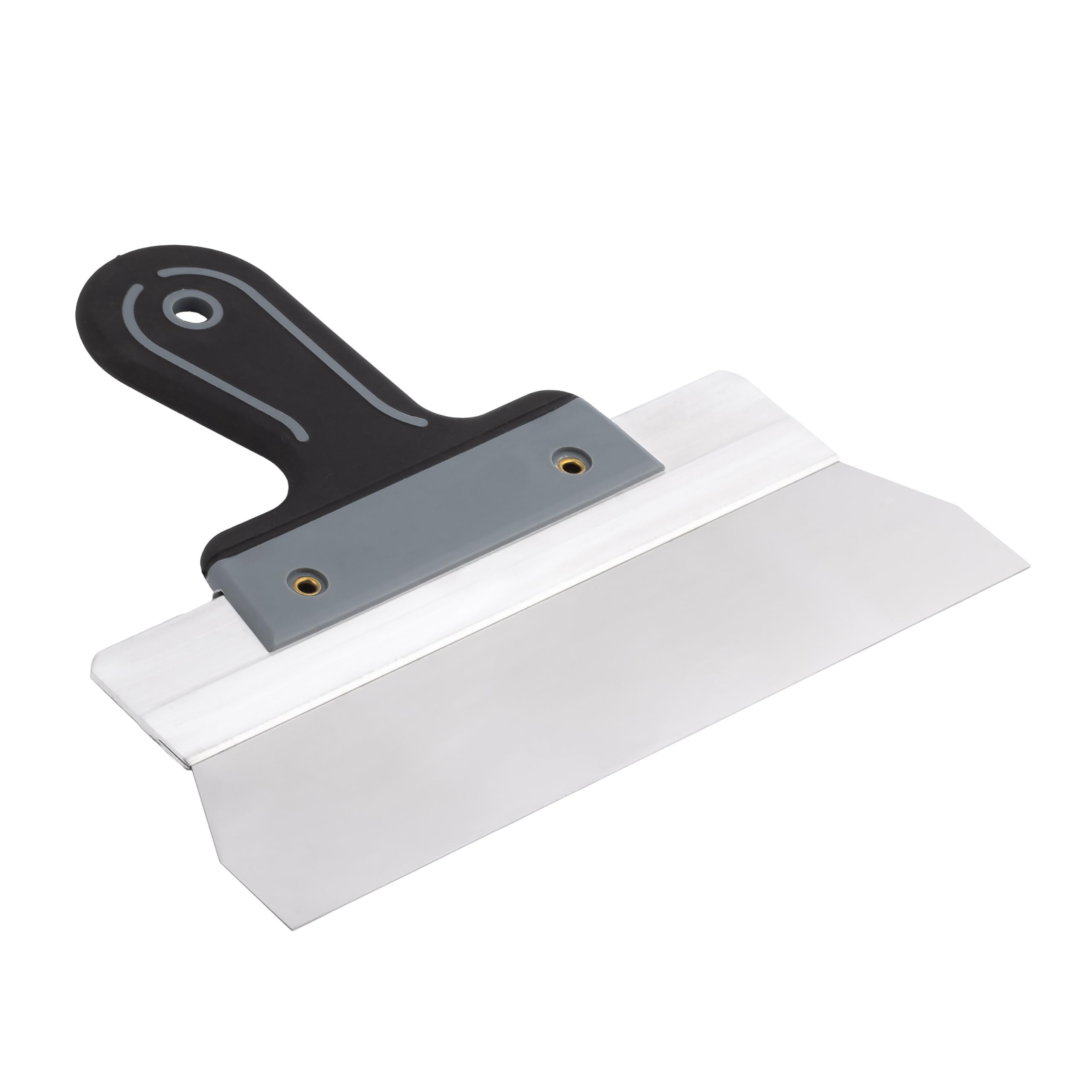 Szpatułka płaska Mivos szeroka szpachelka ze stali nierdzewnej 250 x 60 mm/szpachelka fasadowa o długości ostrza 60 mm/szpatułka wygładzająca 25 cm z miękkim uchwytem/Wyprodukowano w UE
