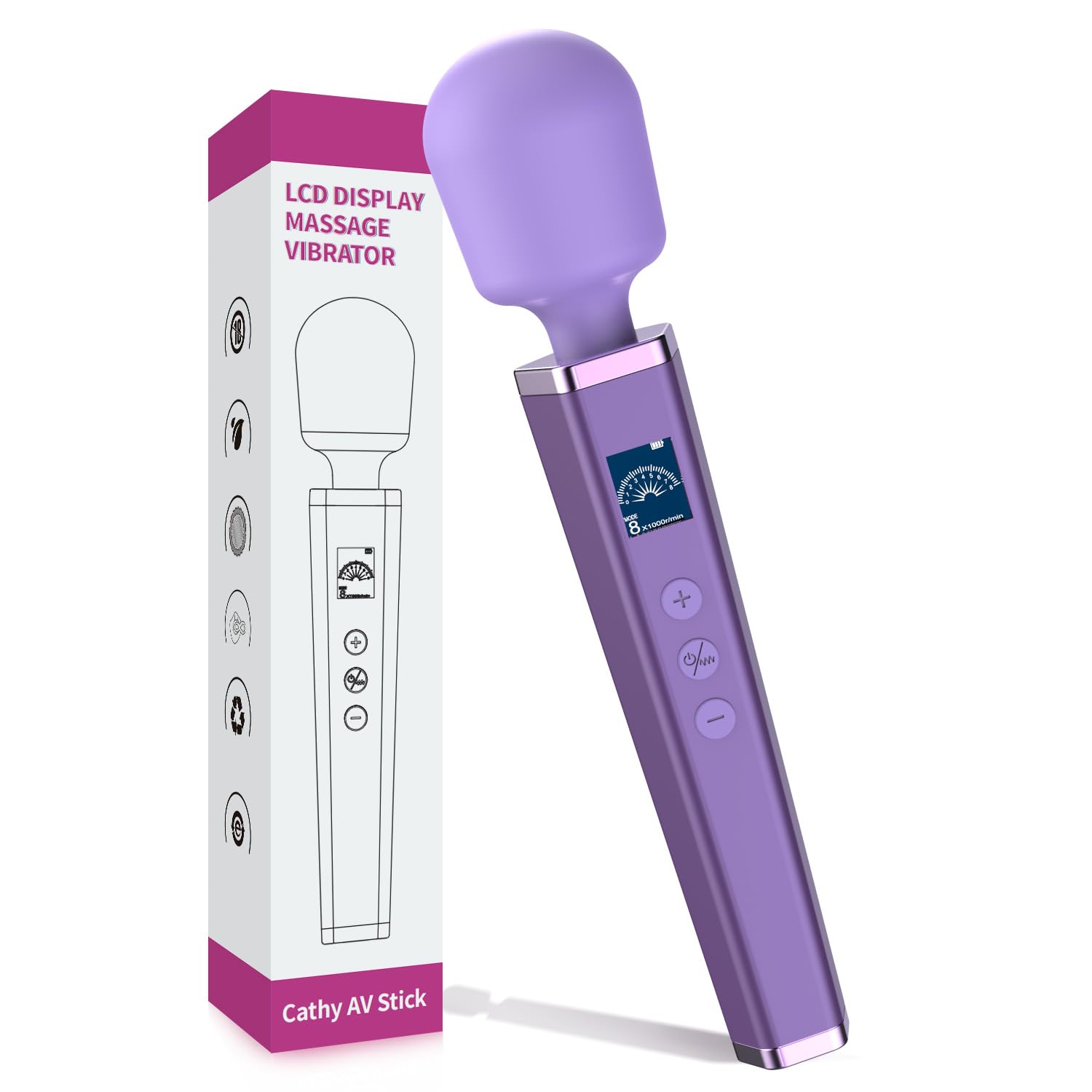Vibrator Wand Sex Toys Waterproof Magic Personal Massagers Woman Vibrator for Women Vibrating Massagers for Adult Toys 8