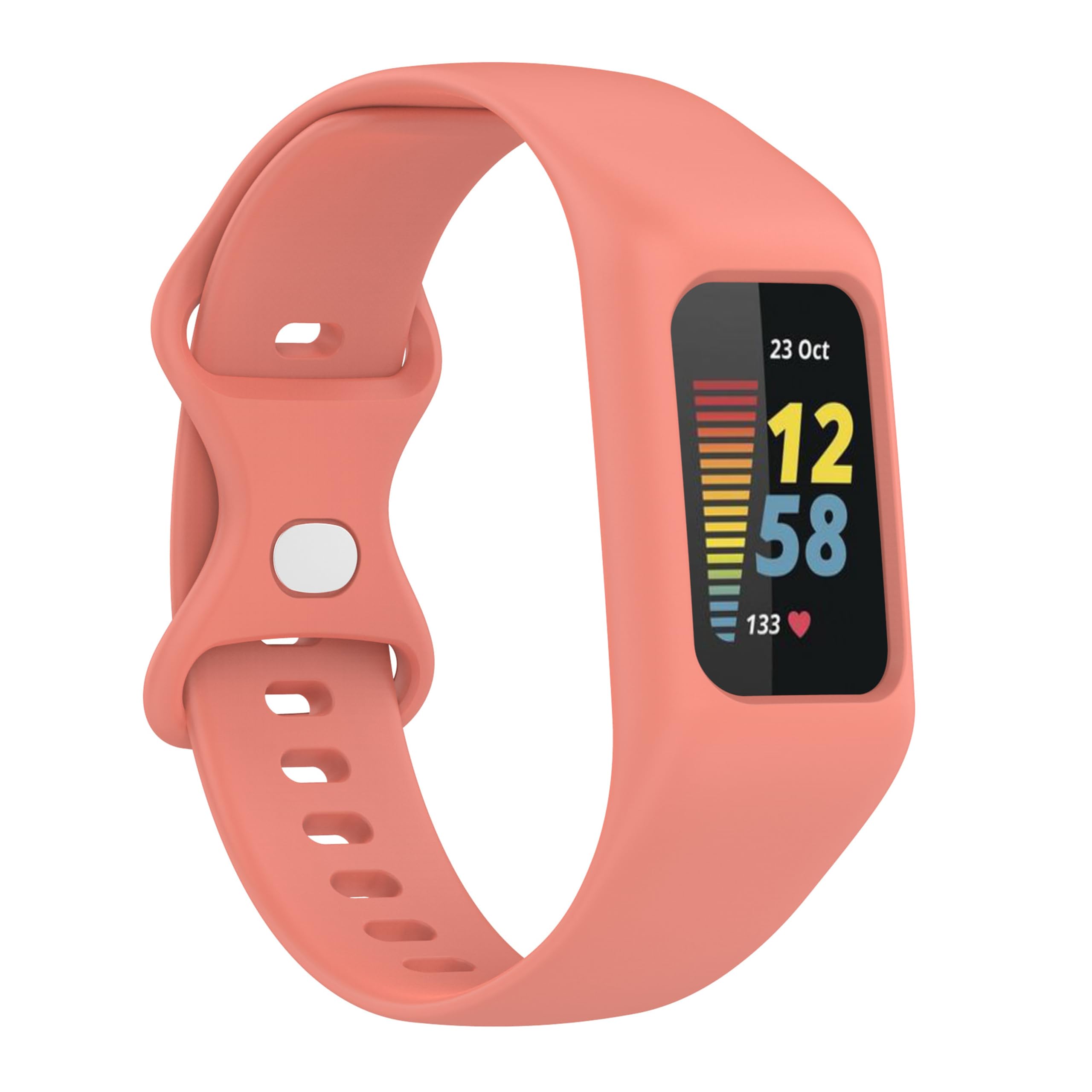 CZhkg Bracelet for Fitbit Charge 5 4 3 Strap, Replacement Smart Watch band,Silicone Armband Sport Band,Quick Release Wristband Bracelet,Watch Straps For Fitbit Charge 5/Charge 4/Charge 3 (pink)