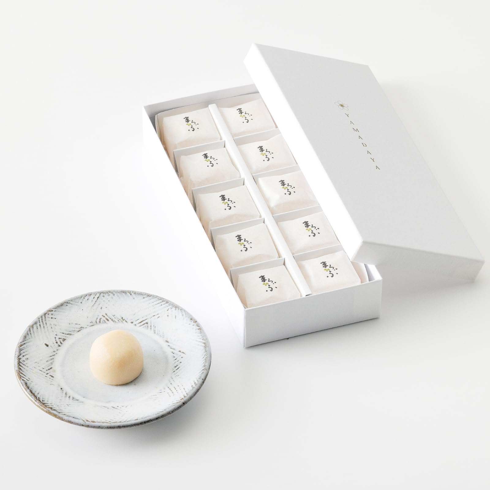 Amazon.co.jp: 【手提袋あり】山田屋まんじゅう まろぶ 10個入 和菓子