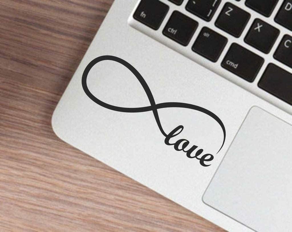 VVWV® Infinity Love Ring Laptop Stickers for Boys Girls Office Laptop Vinyl Decor All Laptop (Size 9 cms) (B0BJQDCKWY) Amazon Price History, Amazon Price Tracker