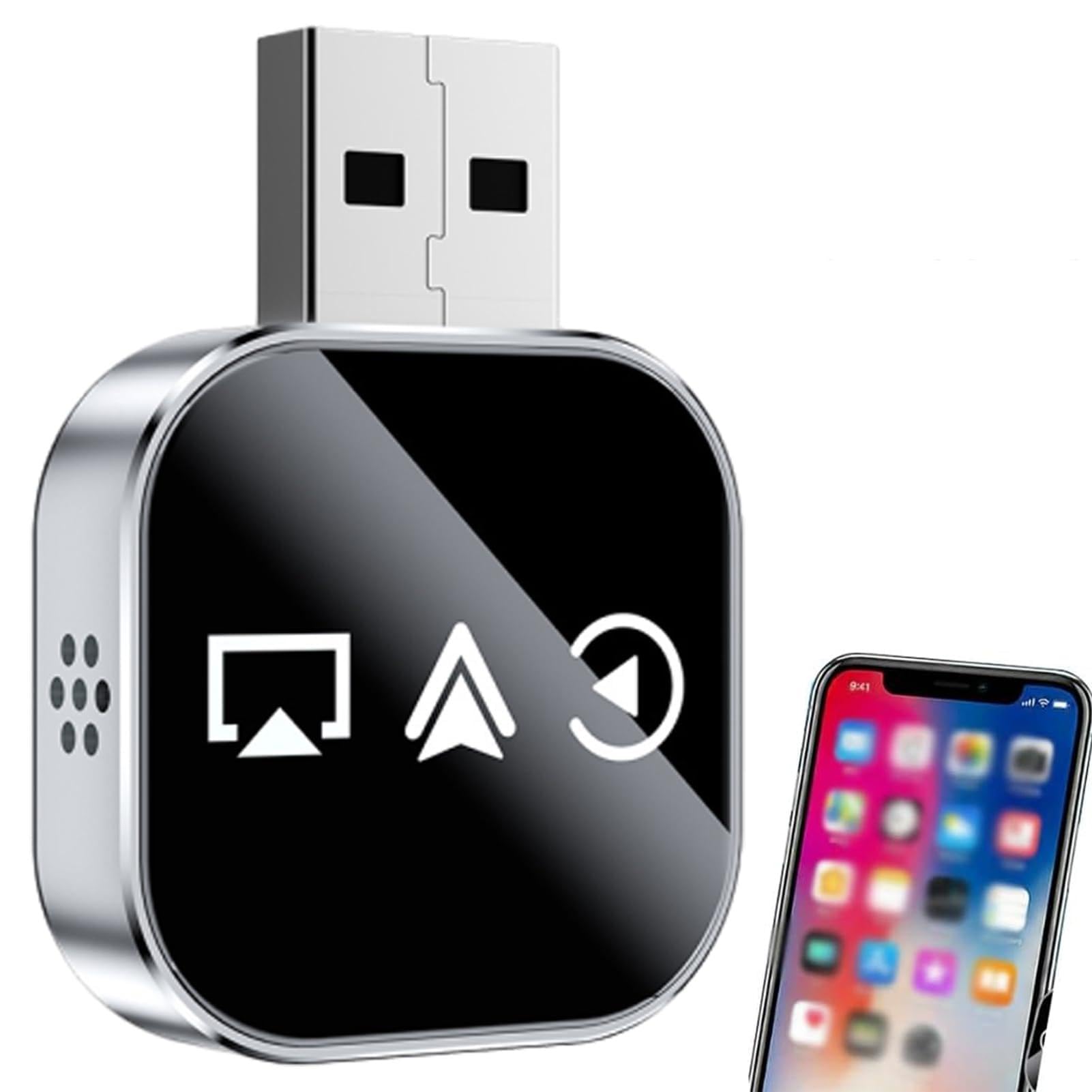 2026 Upgrade 3 in 1 Wireless Carplay Mirror Link Adapter, with 2.4/5ghz WiFi and Bluetooth 5.0, Instant Wired to Wireless Conversion Plug & Play Mini Stable Design for Wired Carplay, AirPlay (C, 1)-picture-21