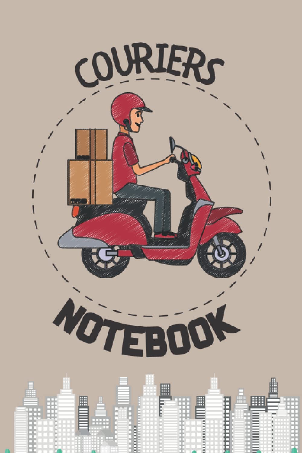 Couriers Notebook: Journal/Notebook For Courier Or Parcel Delivery Drivers