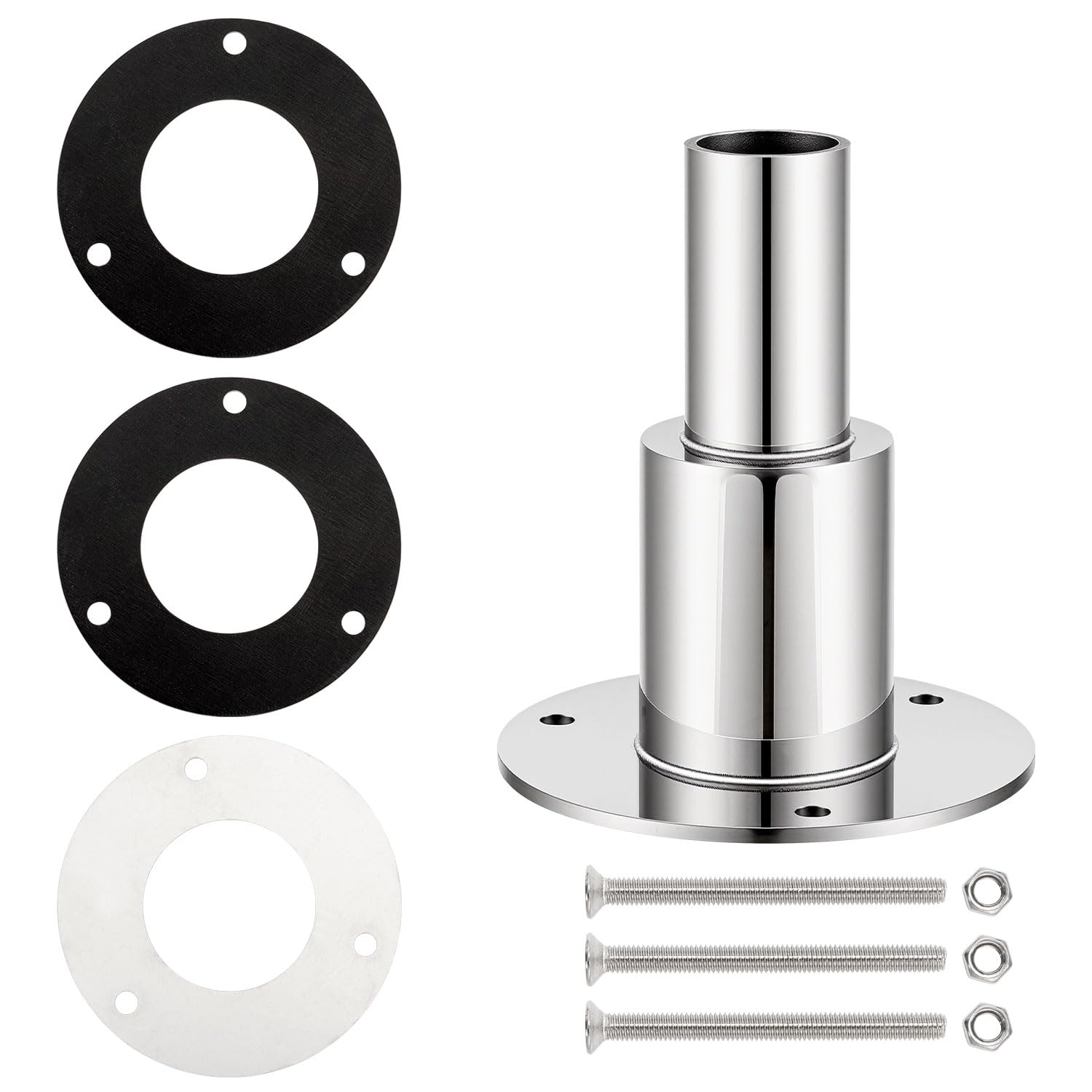 Zouwel Tuyau inox 24mm droit échappement chauffage diesel véhicules bateaux | Tuyau d'échappement droit 24mm en acier inoxydable, accessoire pour chauffage diesel voiture camion bateau