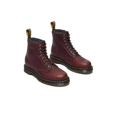 Dr. Martens 1460 WarmWair Grizzly Leather Boots Boots Red