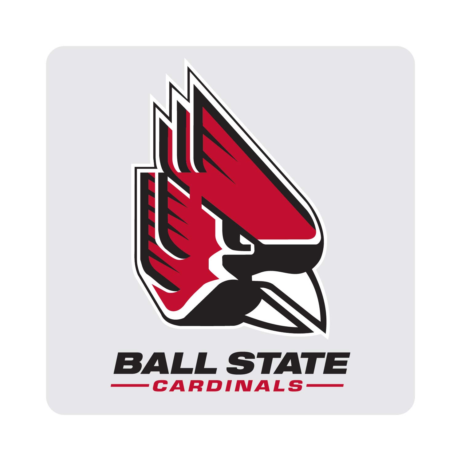 Ball State University Acrylic Coaster 4-Pack Officially Licensed Collegiate Product