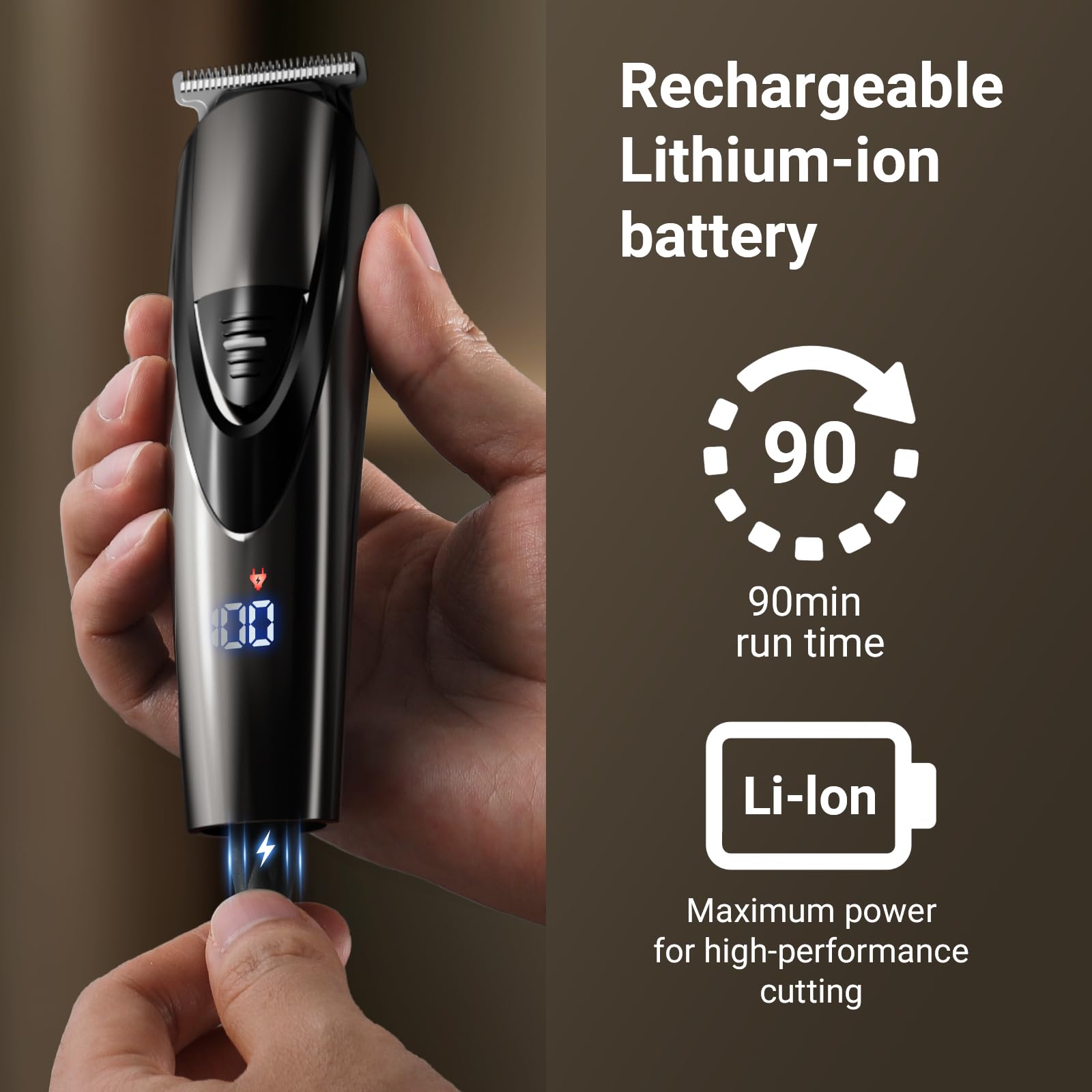 Beard Trimmer Kit - 12-in-1 Grooming -4