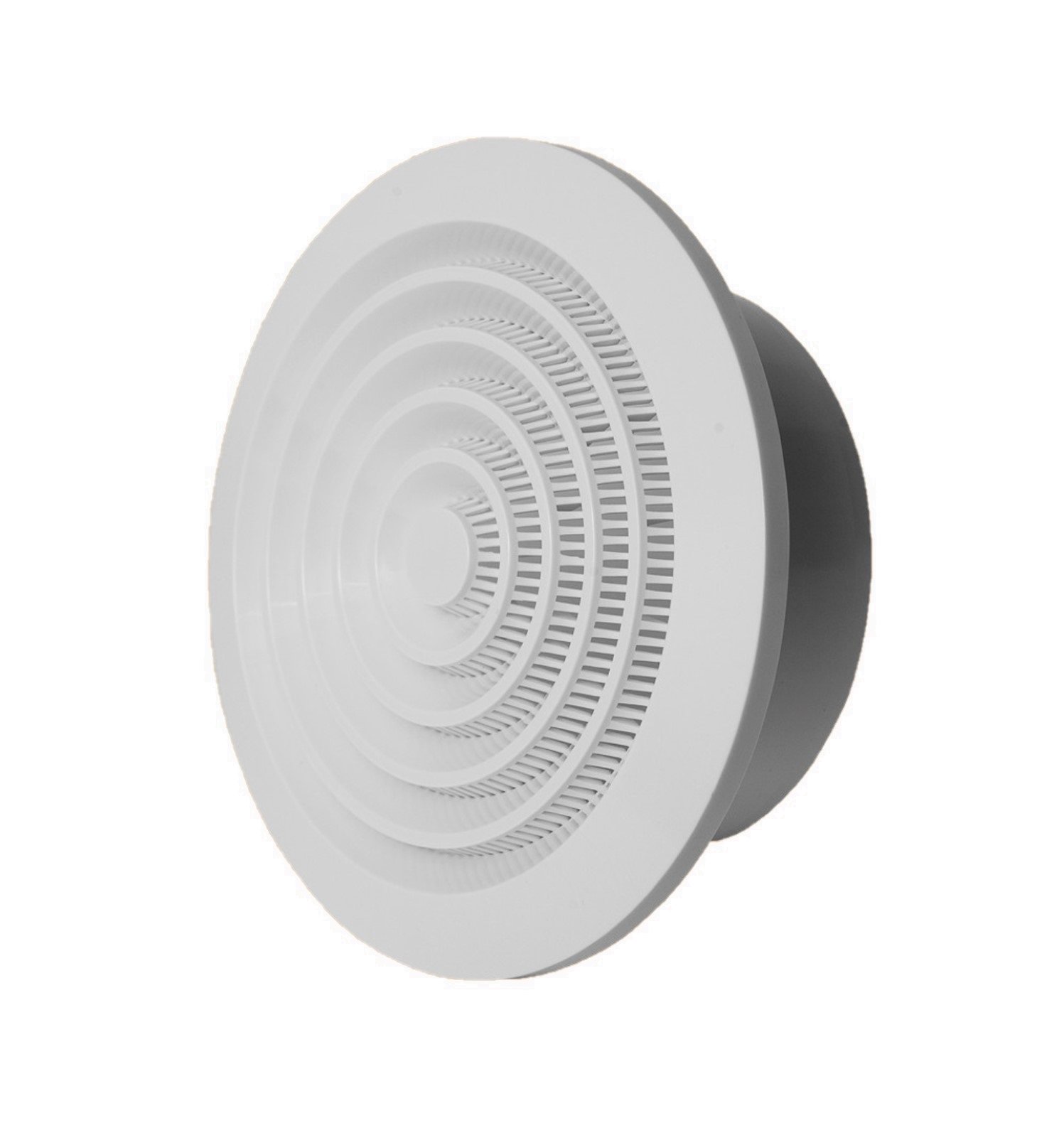 Grille De Ventilation Circulaire Awenta – Diffuseur Anémostat – Blanc – Plastique