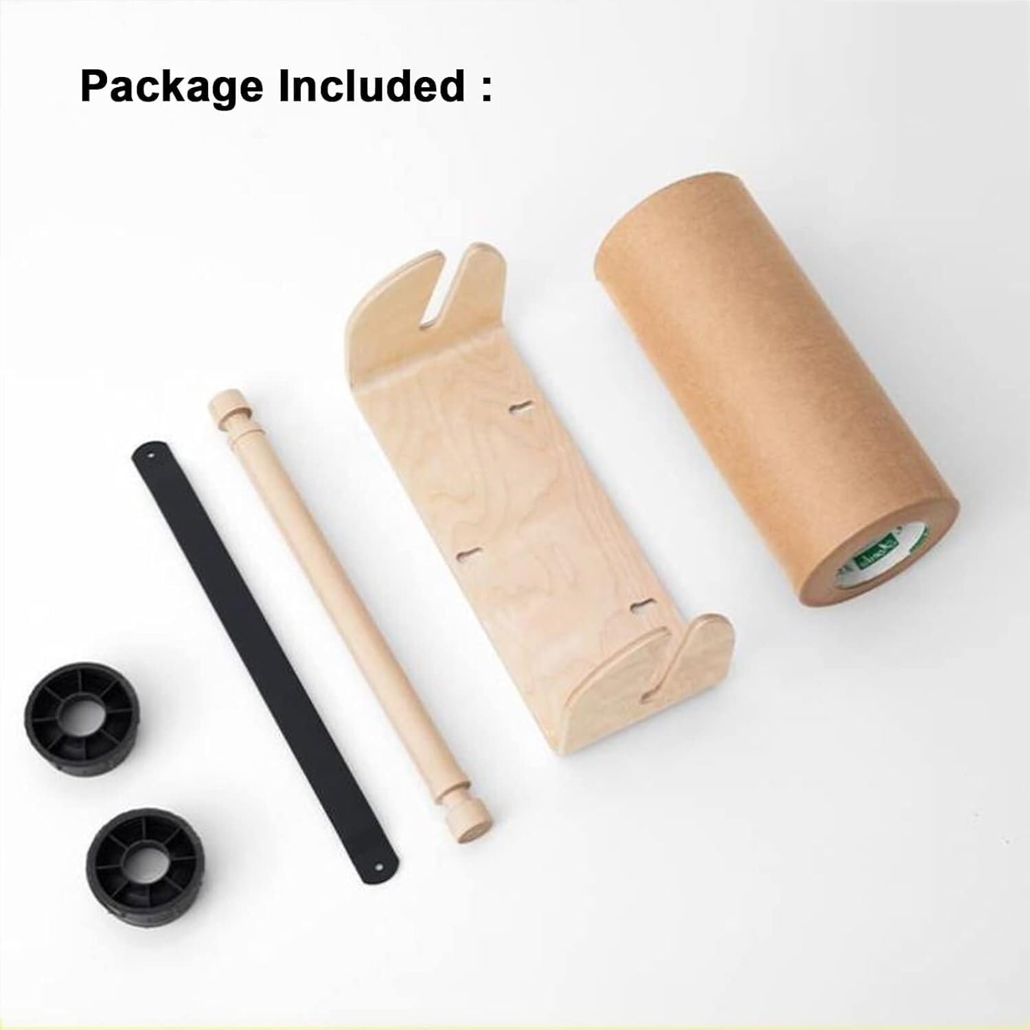 ローラークラフトペーパー オフィス クラフトペーパーディスペンサー、木製フレーム、壁掛けペーパーロールホルダー 作業メモ/To-Do 子供部屋の落書き壁 用クラフト紙ディスペンサーとカッター、オフィス/カフェ/スタジオ用の壁掛け式ペーパーロールホルダー、長さ50mのク ... ローラークラフトペーパー オフィス クラフトペーパーディスペンサー、木製フレーム、壁掛けペーパーロールホルダー 作業メモ/To-Do