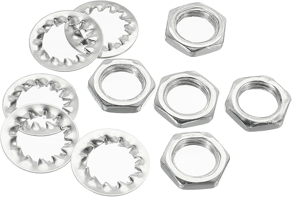 Amazon.co.jp: uxcell 六角ナット ランプチューブねじロックナット