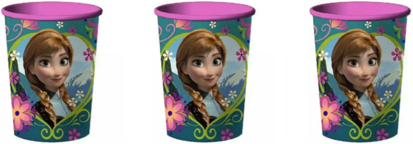 Disney Frozen Plastic Reusable 16oz Cup (3-Pack)