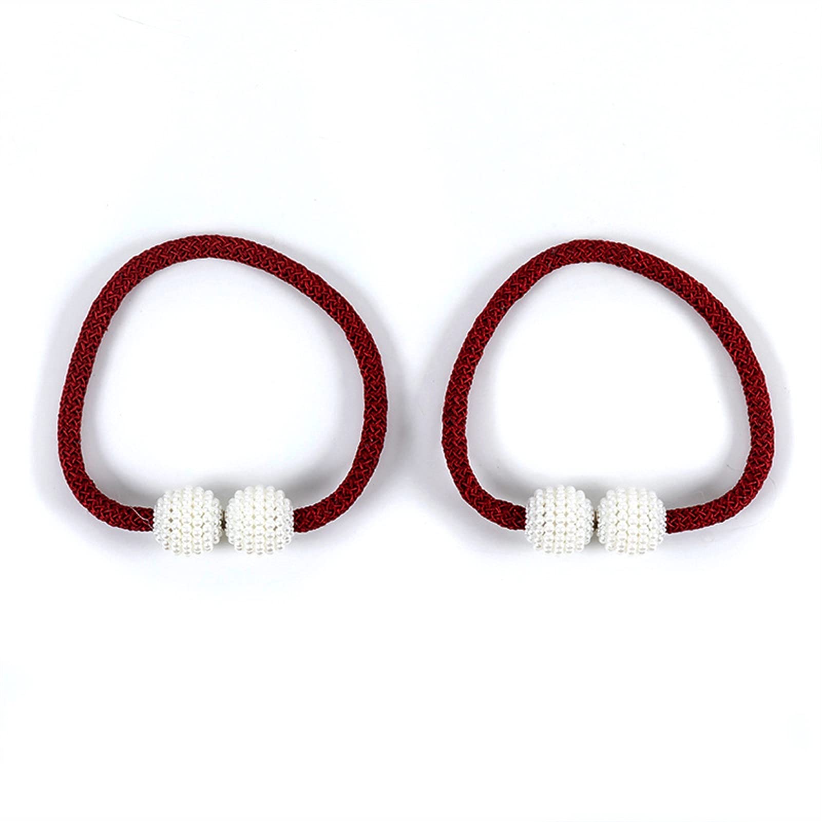 Fermatende 10 Pezzi Semplici Tende Perla Legate con La Laccagnetica Magnetica Magnete Creativo Tende in Fibbia Tende Fermatenda (Color : O)