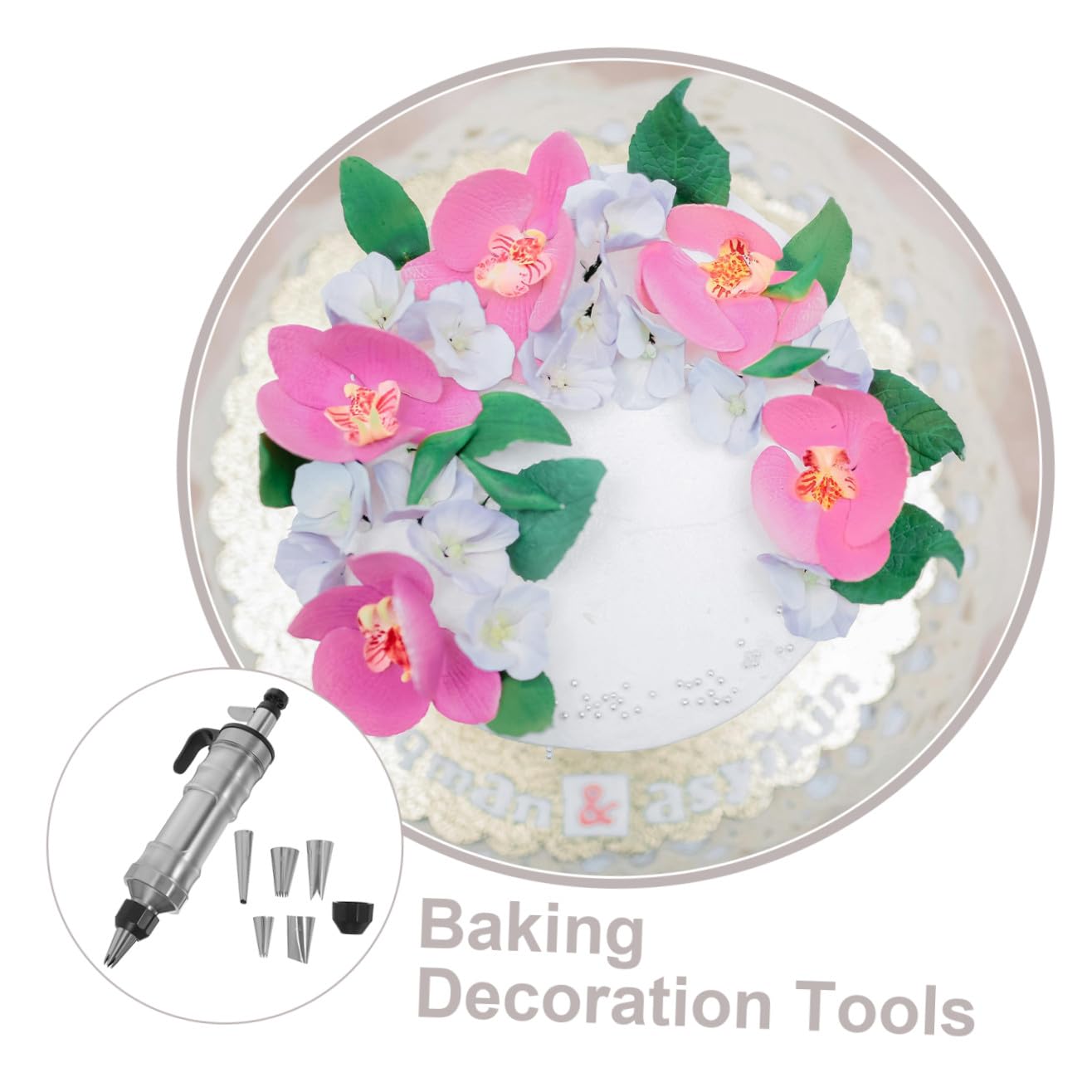 SEWACC 1 Stück Cupcake Füllspritze aus Edelstahl 304 Rostfrei Formstabil Tortendekorationswerkzeug für Kuchen Kekse und Donuts Backzubehör für Haushalt und Bäckerei