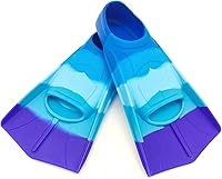 Vista 25 de Fadgesy Swimming Training Fins,Comfortable Silicone Flippers for Swimming and Diving,Size Suitable Kids Girls Boys Adult