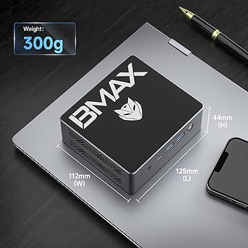 BMAX ミニPC 本体 + ACアダプター + 説明書 BMAX B2PLUSMiniPCスリムで軽量なPlus取扱説明書