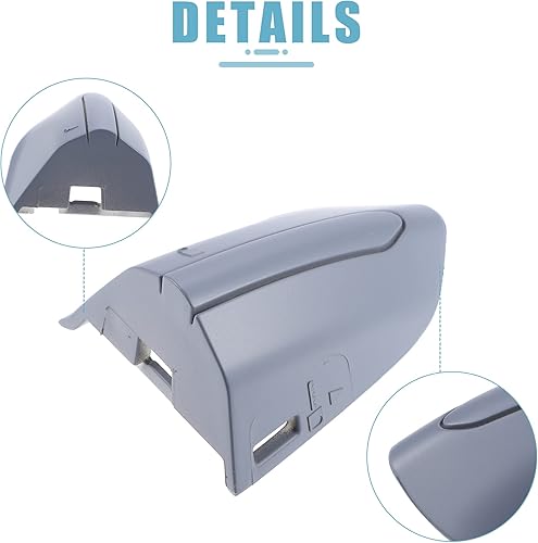 Miniatura 6 de ACROPIX Tapa de repuesto para manija de puerta exterior delantera izquierda para Ford Fusion, paquete de 1 unidad, color gris