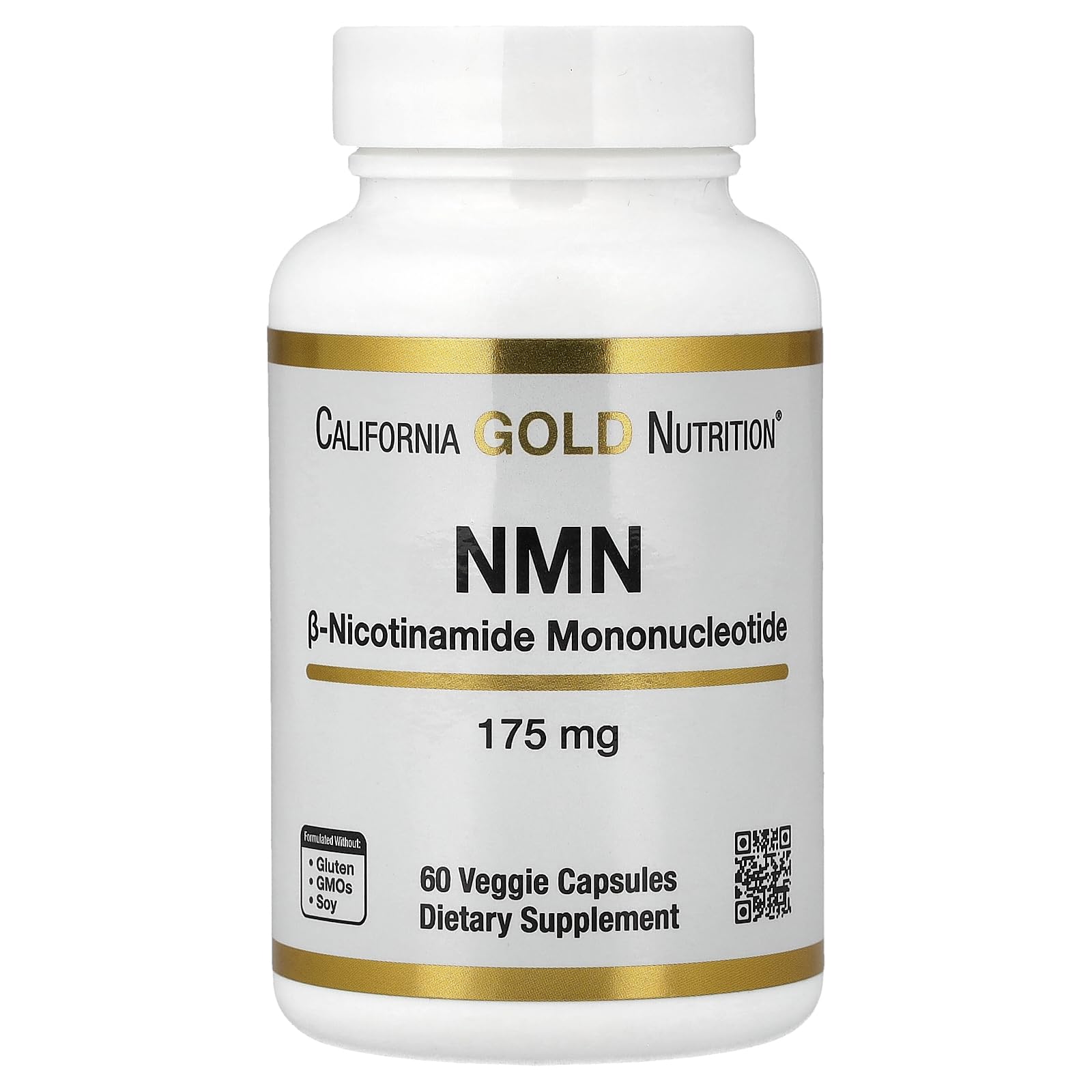 NMN, 175 mg, 60 Veggie Capsules