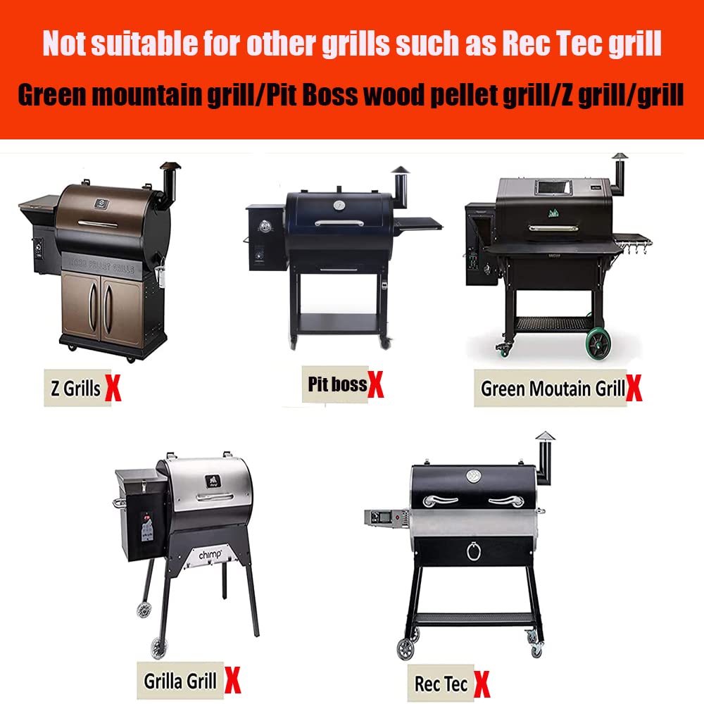 Kit de cable de alimentación para ahumador de pellets, pieza de repuesto compatible con Traeger Ironwood 650 y 885, Pro Series 575 y 780, Timberline 1300 y 850, 6 pies, color negro 7