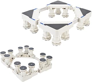 Washing Machine Stand Base Mini Washing Machine Stand Adjustable Width 30-48cm Vertical Air Conditioner Stand Pedestal Under Counter Ice Maker Stent Base for Plant Container,Mini F