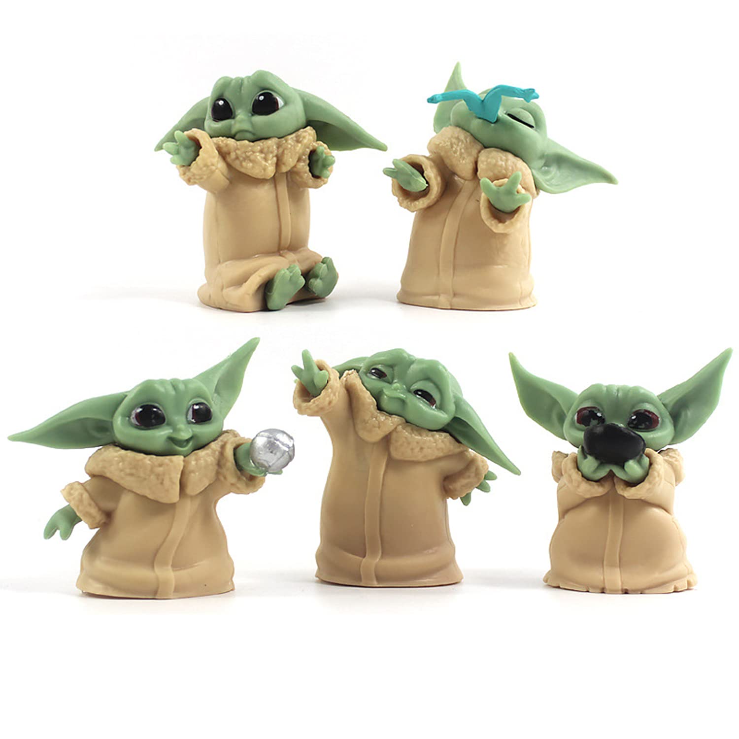 Buy 5Pack Baby Yoda Gifts, 2.2 inch Baby Yoda Action Figures The Child