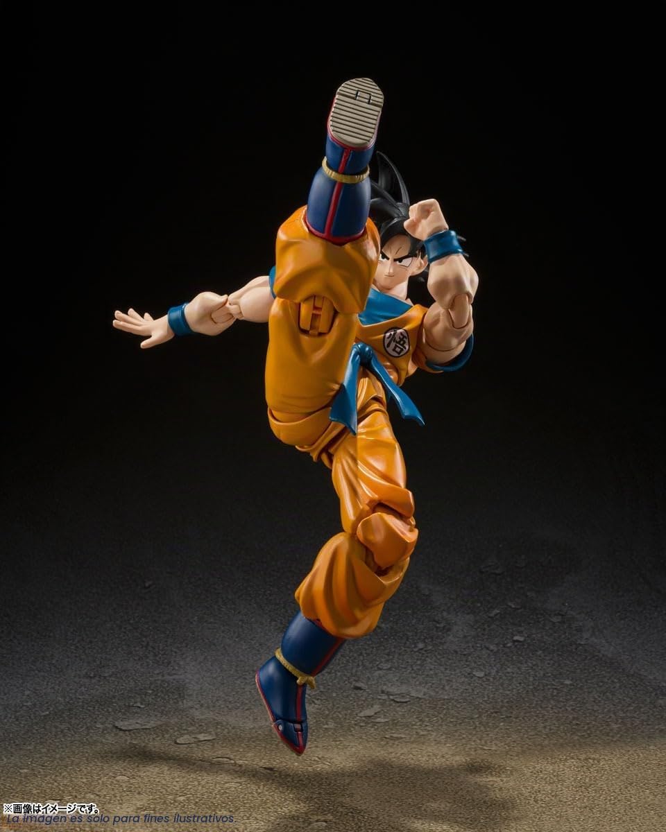 BANDAI SPIRITS(バンダイ スピリッツ) S.H. Figuarts Dragon Ball Super Son Goku Super Hero Figura de acción prepintada