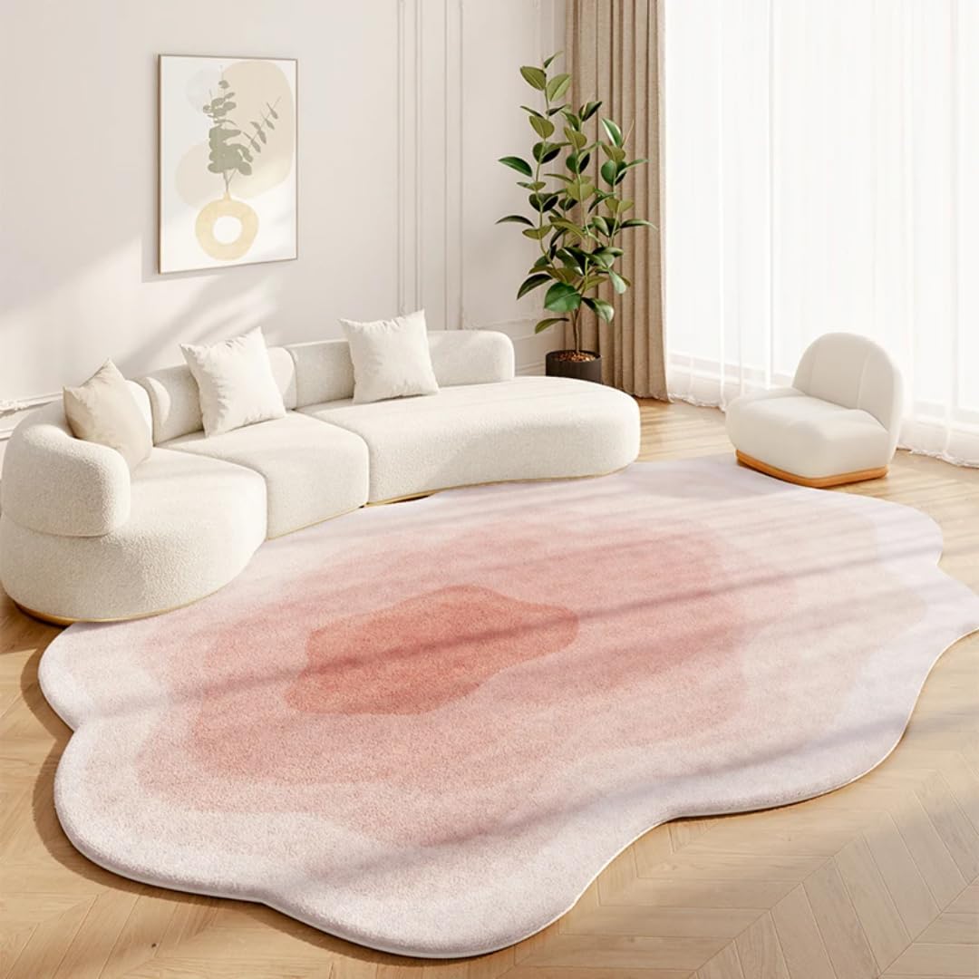 Tapis de sol d'étude crème et moelleux pour créer un coin lecture cosy