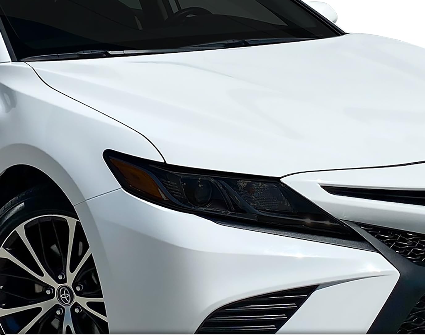 NEW 3PS 2018-2024 TOYOTA CAMRY SE Matte Black EMBLEM OVERLAY KIT 8th Gen CAMRY E - Foto 6