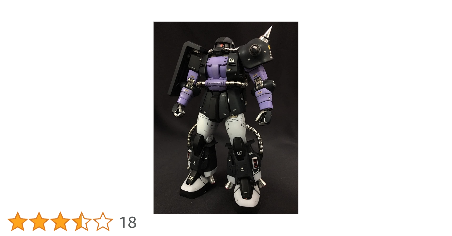 MG黒い三連星ザクVer 2.0 &MGダブルオーライザーの２セット MG 1/100 MS-06R 黒い三連星ザク Ver.2.0│株式会社BANDAI
