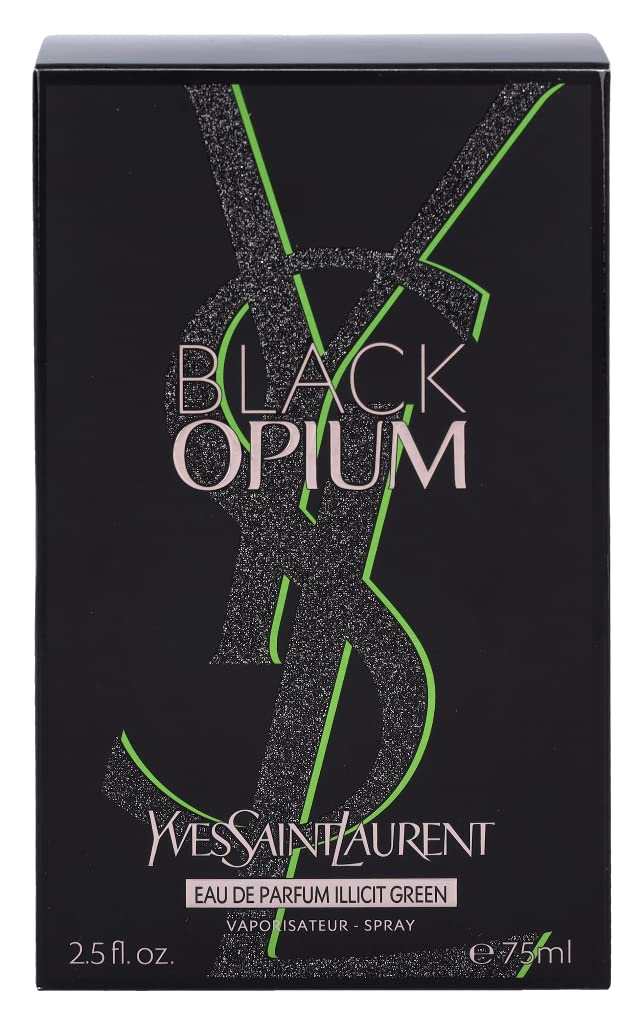 Black Opium Illicit Green By Yves Saint Laurent Eau De Parfum Spray 2.5 Oz - Image 3