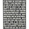 Primitives by Kathy 22232 Classic Box Sign 16 x 20 Dog Taught Me
