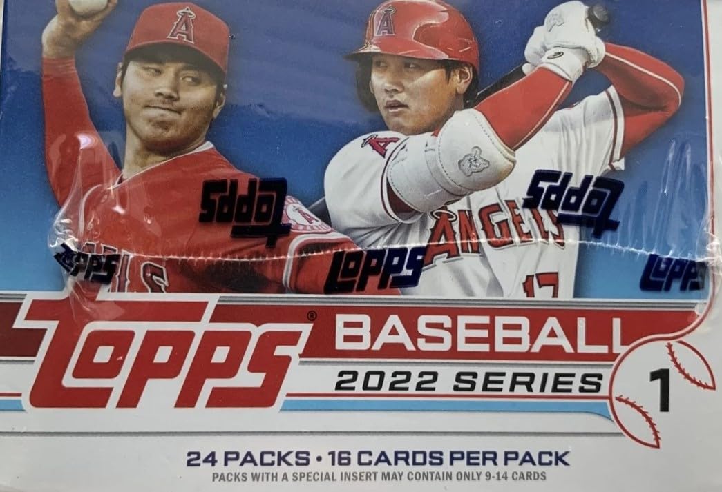 MLB Topps 2022 Series 1 Baseball Trading Card BLASTER Box 7 Packs Plus