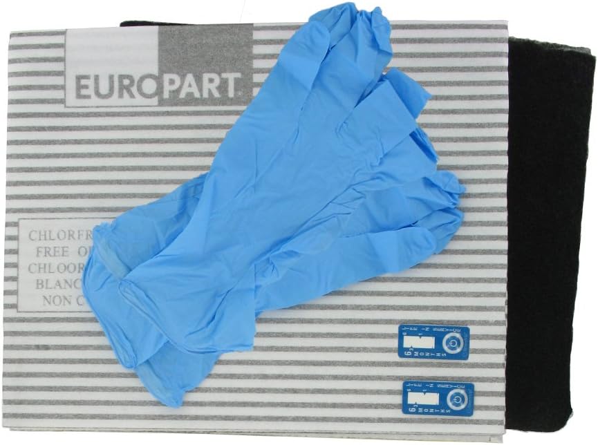 Paxanpax Universal Cooker Hood Filter Service Kit includes 2 Grease Filters with Saturation Indicator and 1 Carbon Charcoal Filter, 90 cm