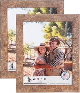 Rustic Barnwood Picture Frames 8x10 - Set of 2 - Natural Reclaimed Wood ...